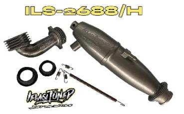 Ielasi IELASITUNED 1/10 PIPE KIT IN-LINE EFRA 2688 + MANIFOLD IT-12 HardCoated (1) - ILS-2688/HC